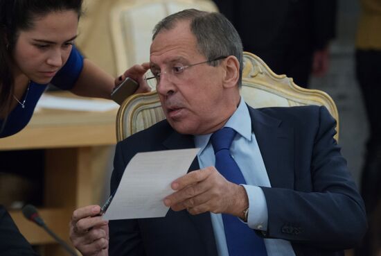 Sergei Lavrov meets with Frank-Walter Steinmeier