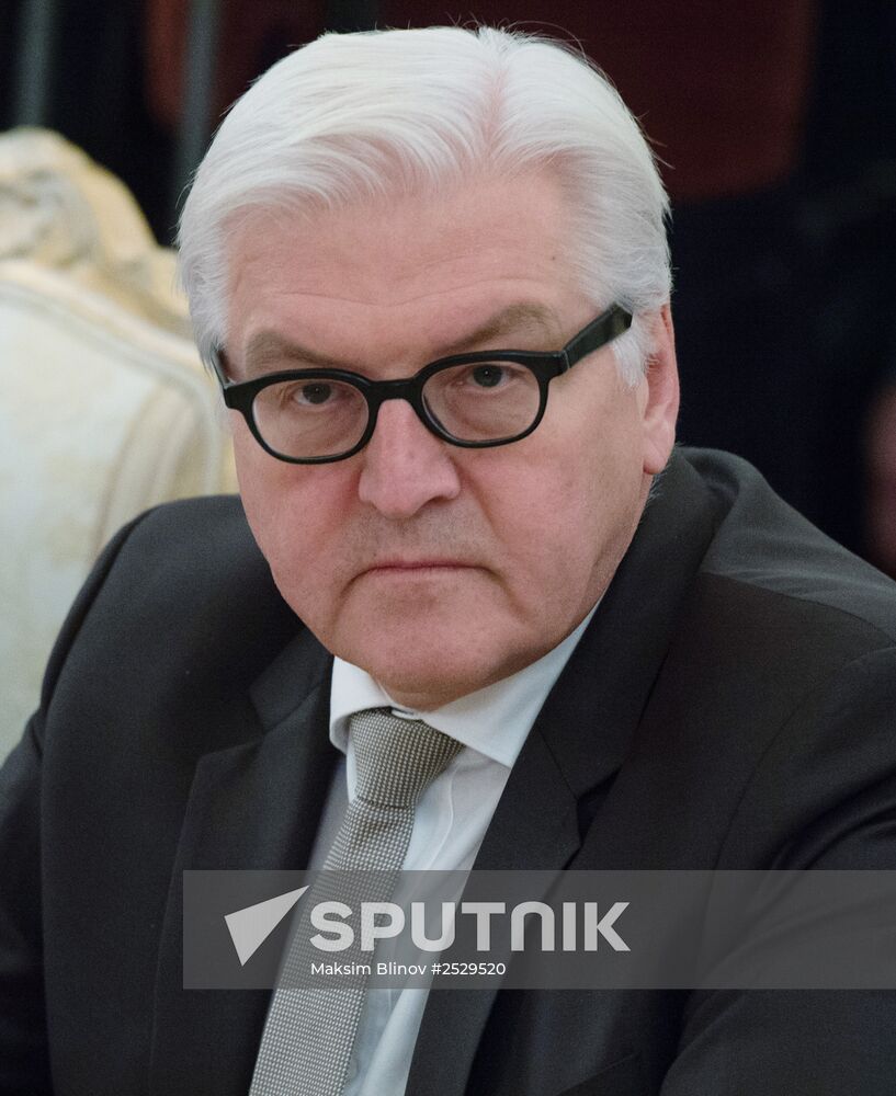Sergei Lavrov meets with Frank-Walter Steinmeier