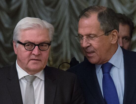 Sergei Lavrov meets with Frank-Walter Steinmeier