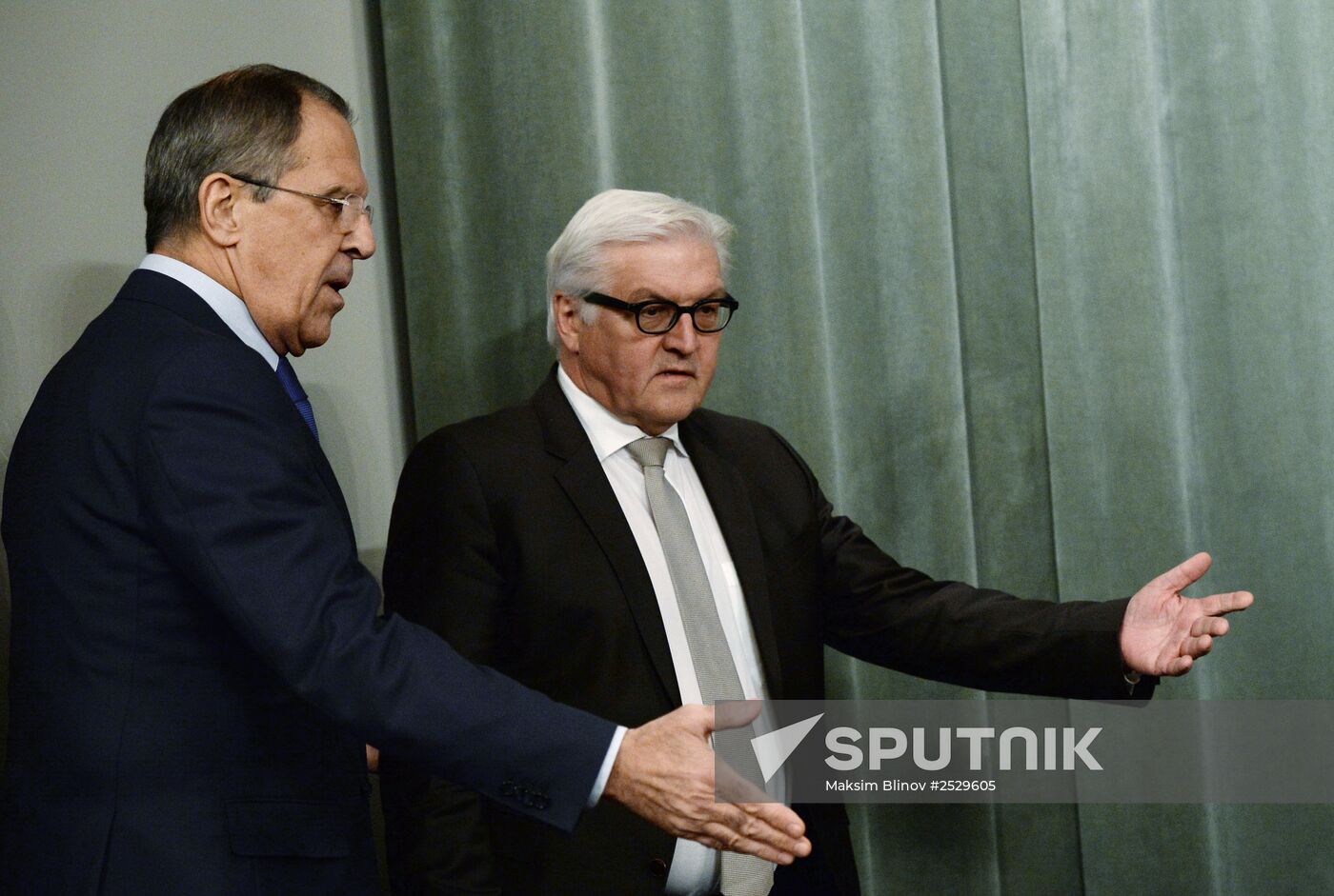 Sergei Lavrov meets with Frank-Walter Steinmeier