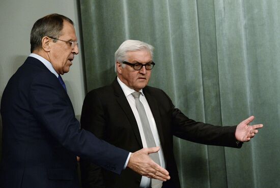 Sergei Lavrov meets with Frank-Walter Steinmeier