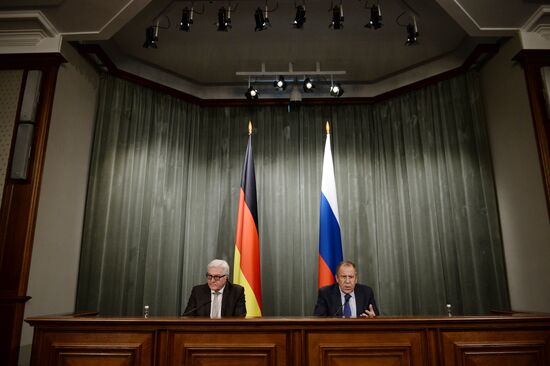 Sergei Lavrov meets with Frank-Walter Steinmeier