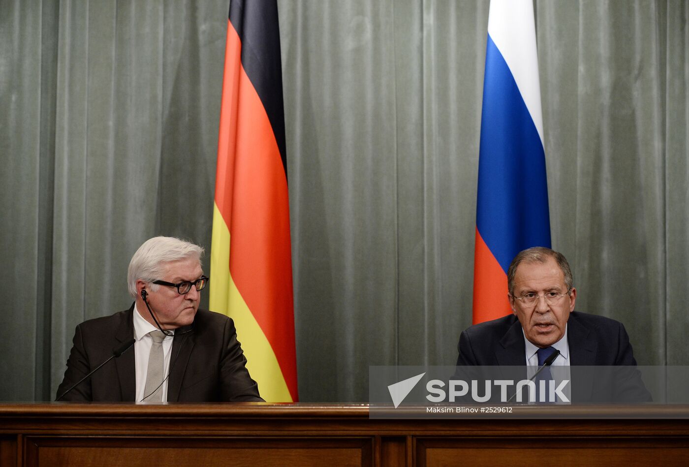 Sergei Lavrov meets with Frank-Walter Steinmeier