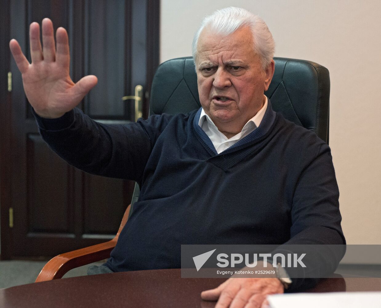 Ukraine's former President Leonid Kravchyuk