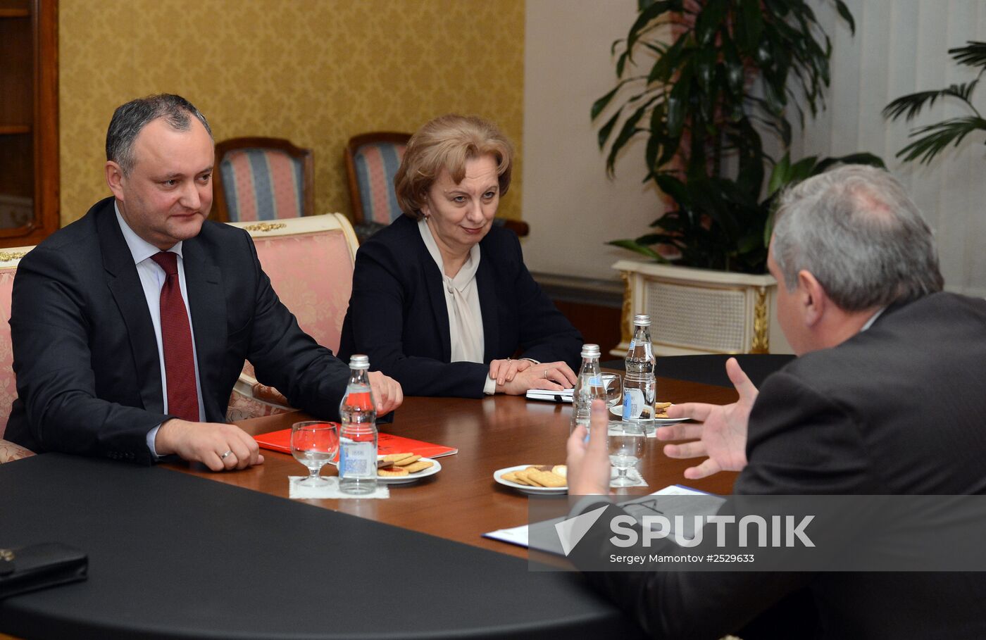 Dmitry Rogozin meets with Igor Dodon and Zinaida Greceanii