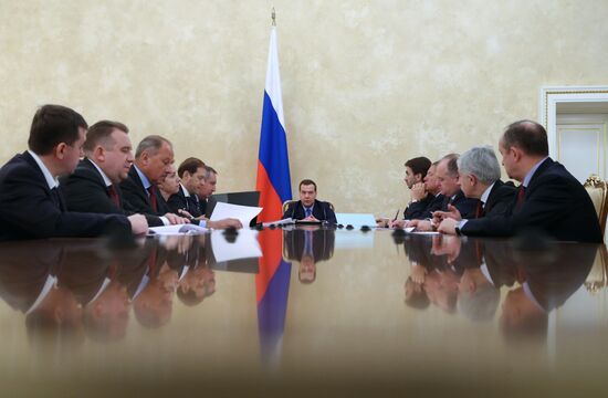 Dmitry Medvedev holds meeting on aircraft engineering and shipbuilding development