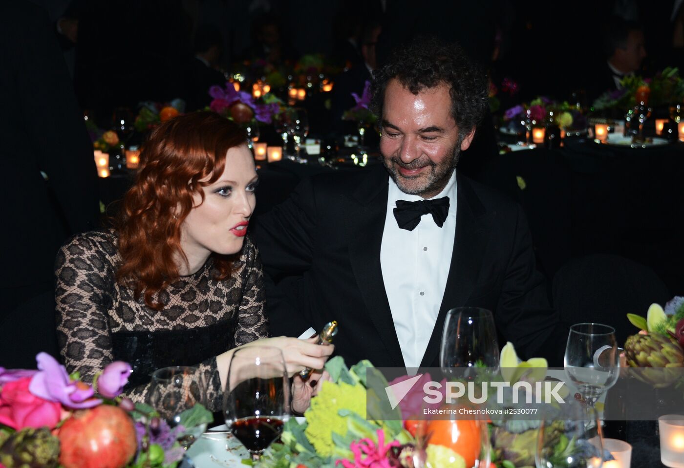 Dinner marking presentation of Pirelli Calendar 2015