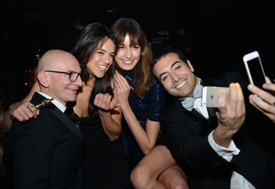 Dinner marking presentation of Pirelli Calendar 2015