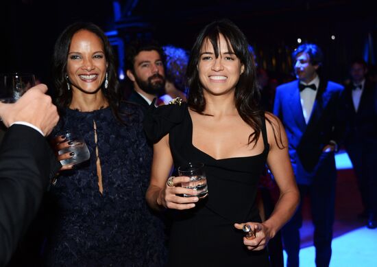 Dinner marking presentation of Pirelli Calendar 2015