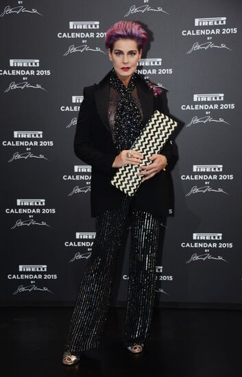 Dinner marking presentation of Pirelli Calendar 2015