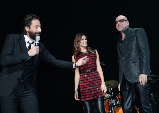 Dinner marking presentation of Pirelli Calendar 2015