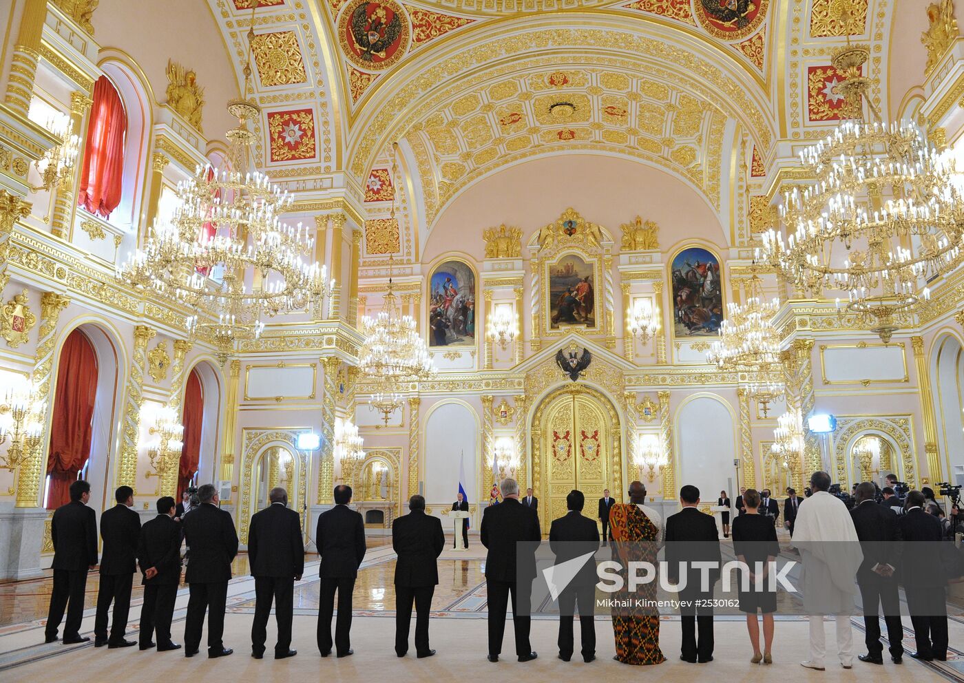 Ceremony of presenting credentials to Russian President Vladimir Putin