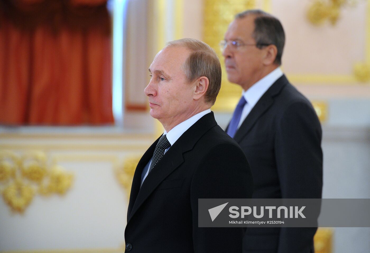 Ceremony of presenting credentials to Russian President Vladimir Putin