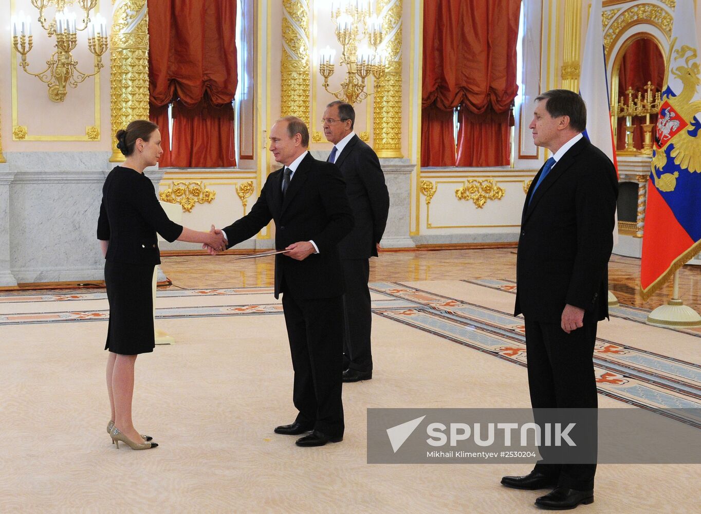Ceremony of presenting credentials to Russian President Vladimir Putin
