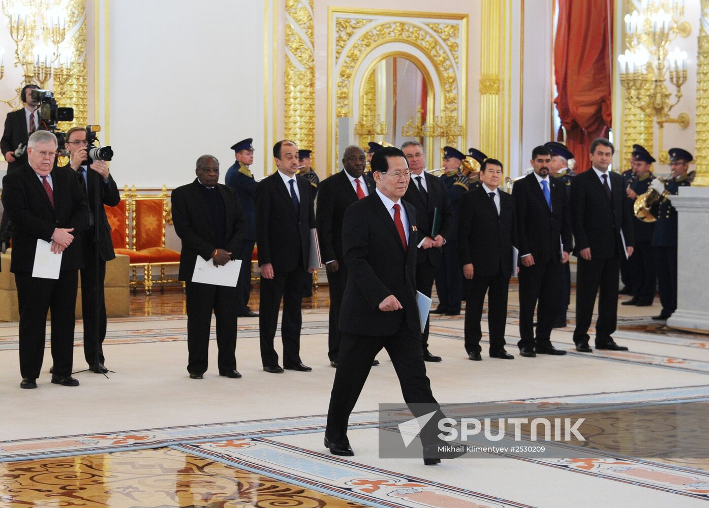 Ceremony of presenting credentials to Russian President Vladimir Putin