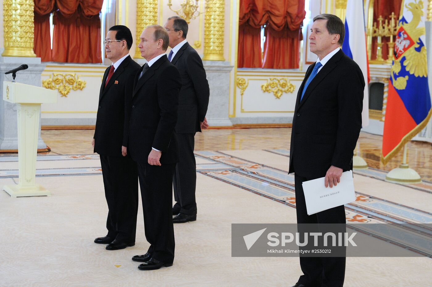 Ceremony of presenting credentials to Russian President Vladimir Putin