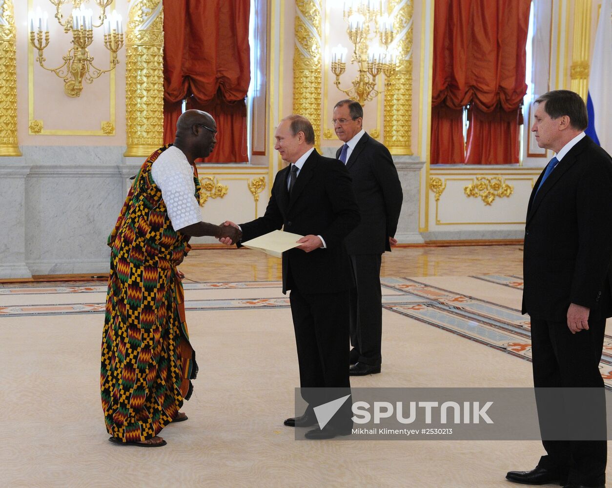 Ceremony of presenting credentials to Russian President Vladimir Putin