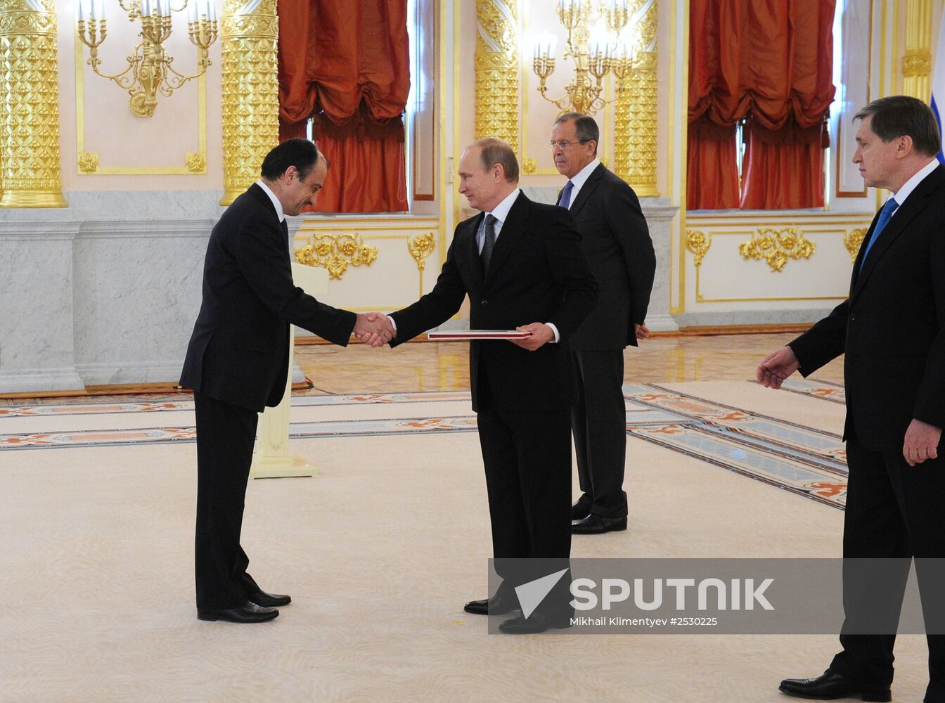 Ceremony of presenting credentials to Russian President Vladimir Putin