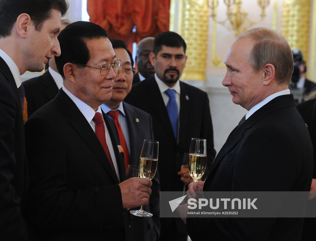 Ceremony of presenting credentials to Russian President Vladimir Putin