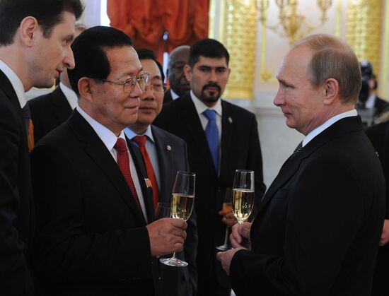Ceremony of presenting credentials to Russian President Vladimir Putin
