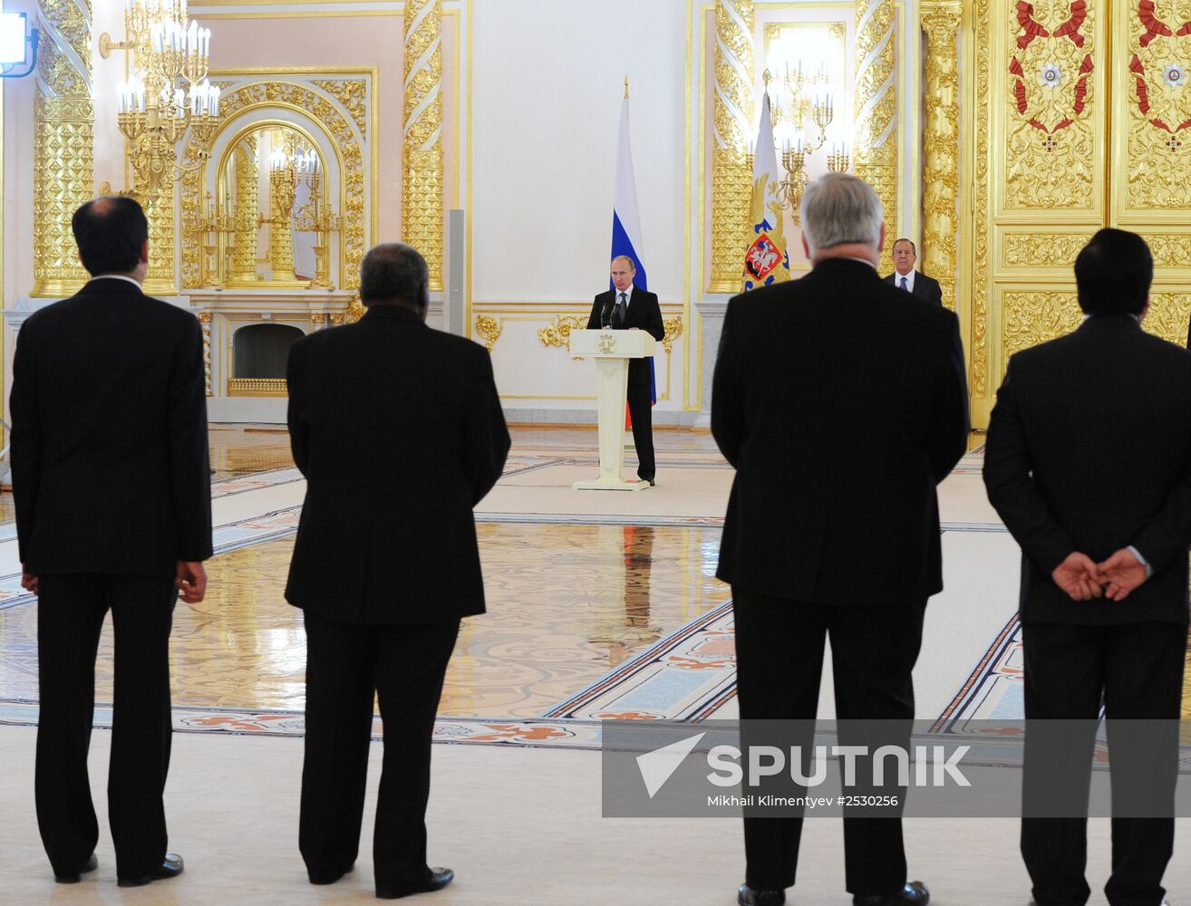 Ceremony of presenting credentials to Russian President Vladimir Putin