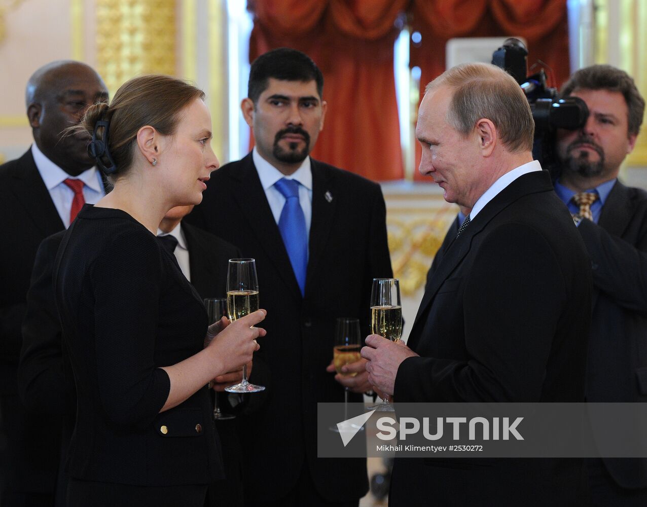 Ceremony of presenting credentials to Russian President Vladimir Putin