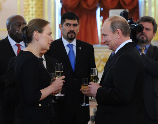 Ceremony of presenting credentials to Russian President Vladimir Putin