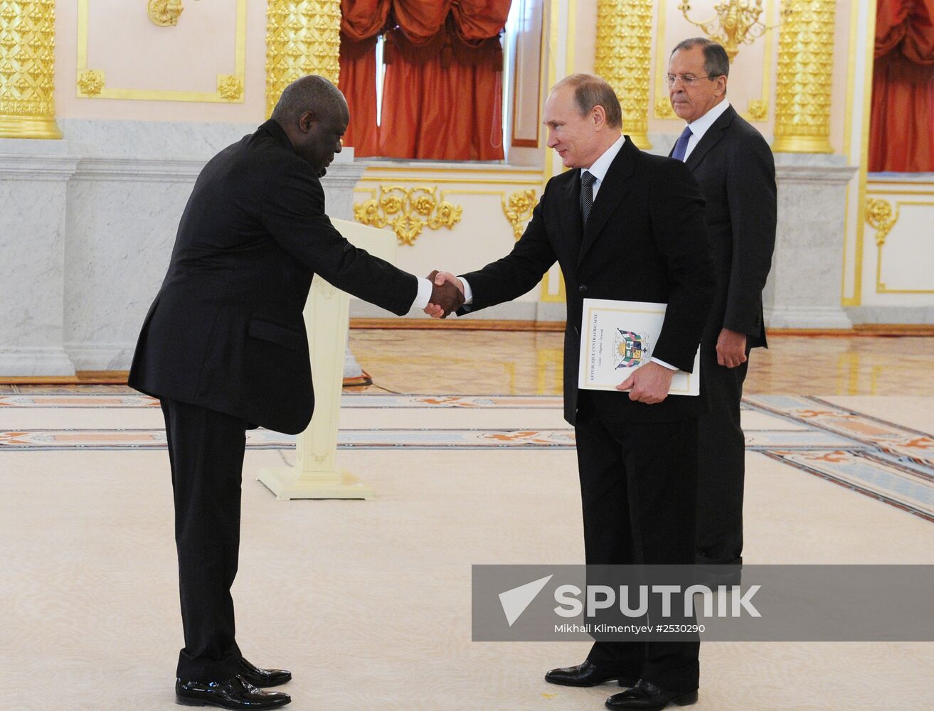 Ceremony of presenting credentials to Russian President Vladimir Putin