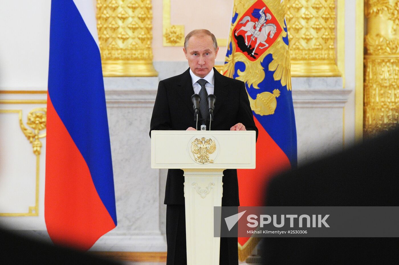 Ceremony of presenting credentials to Russian President Vladimir Putin