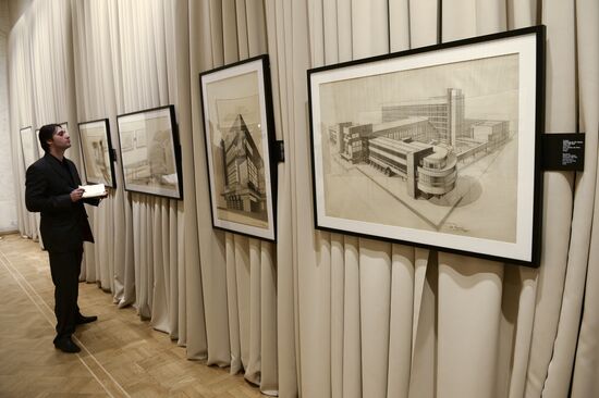 Opening of exhibition "The Forge of Great Architecture. Soviet Competitions of the 1920s-1950s"