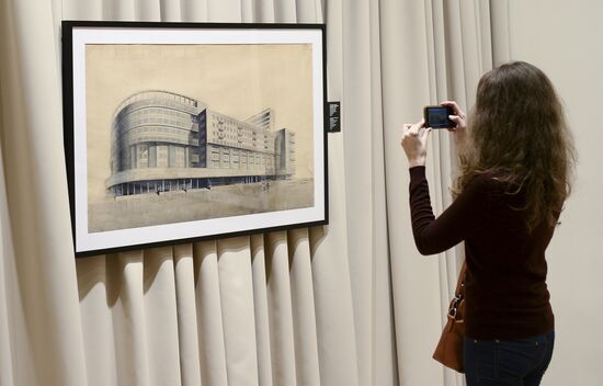 Opening of exhibition "The Forge of Great Architecture. Soviet Competitions of the 1920s-1950s"