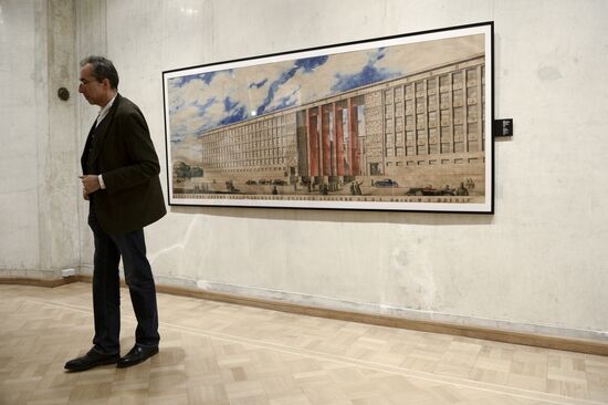 Opening of exhibition "The Forge of Great Architecture. Soviet Competitions of the 1920s-1950s"
