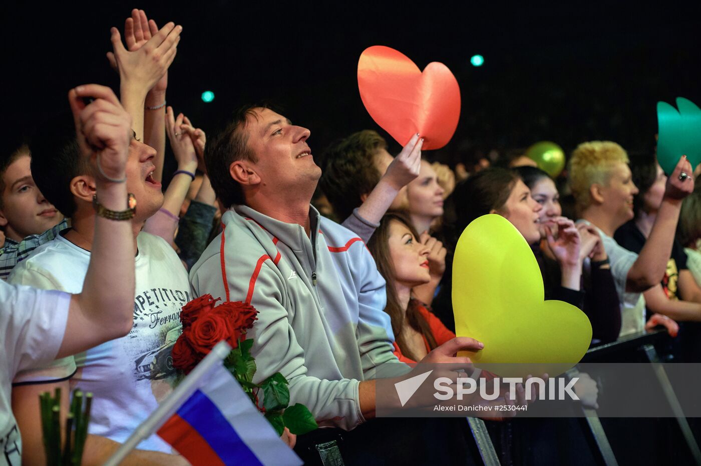 Roxette give concert in St. Petersburg