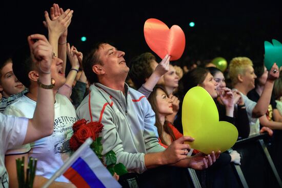 Roxette give concert in St. Petersburg