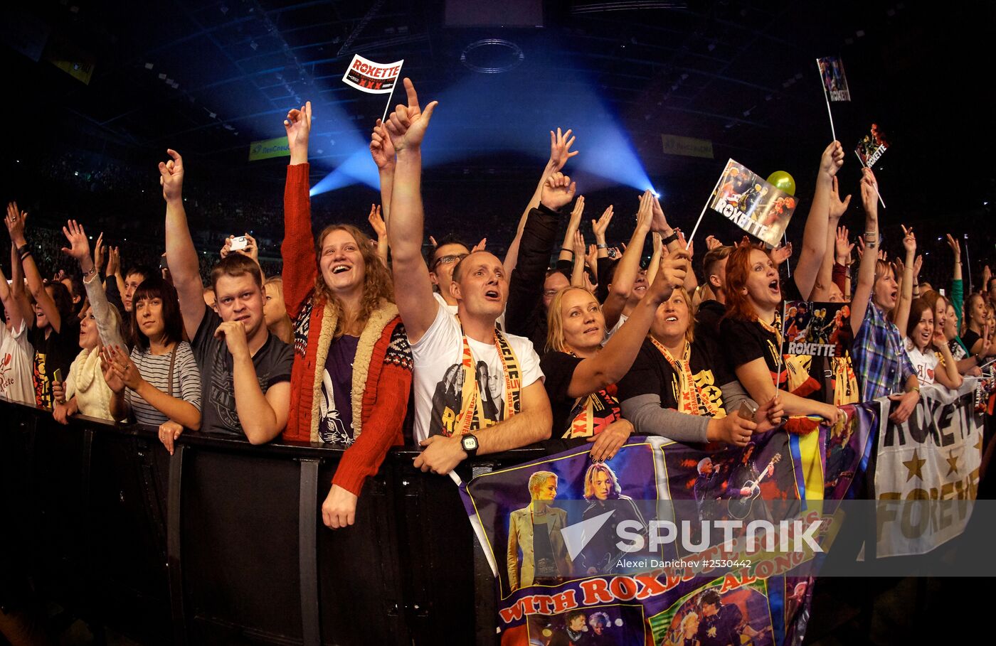 Roxette give concert in St. Petersburg
