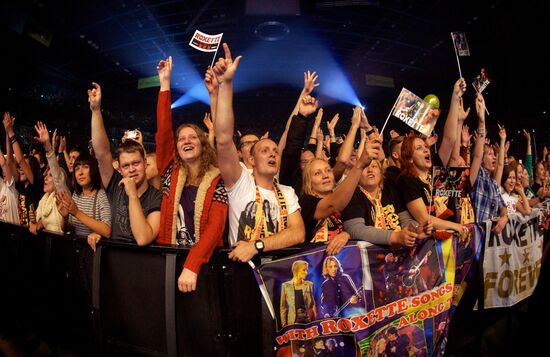 Roxette give concert in St. Petersburg