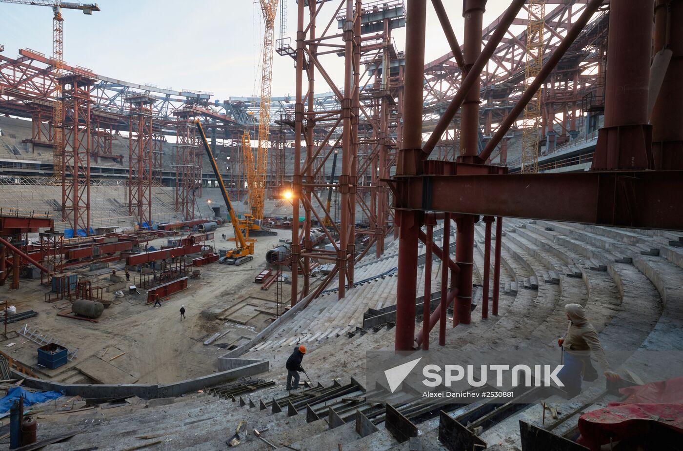 Zenit Arena under construction