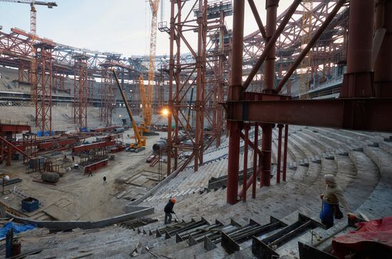 Zenit Arena under construction