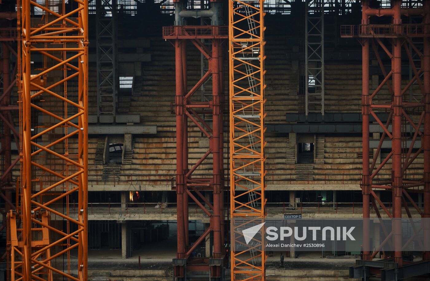 Zenit Arena under construction