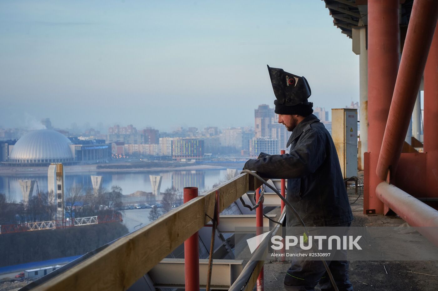 Zenit Arena under construction