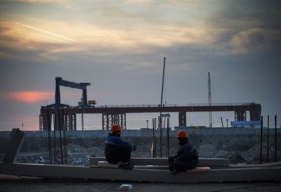Zenit Arena under construction