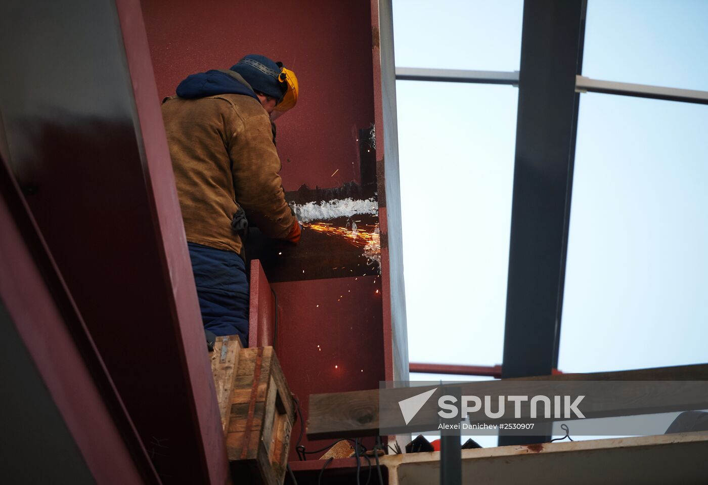 Zenit Arena under construction