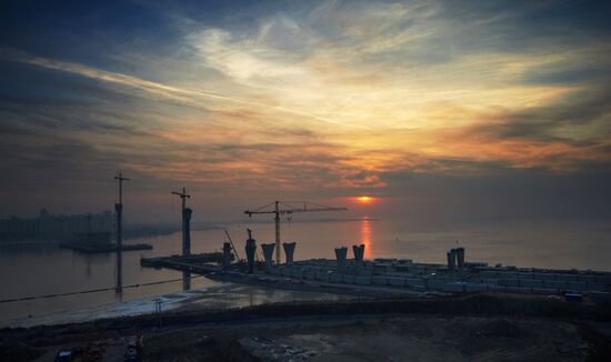 Zenit Arena under construction