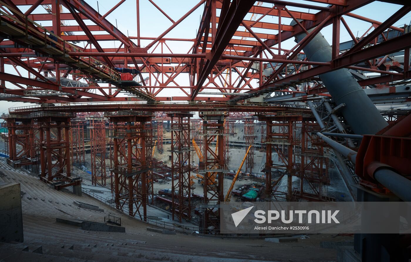 Zenit Arena under construction