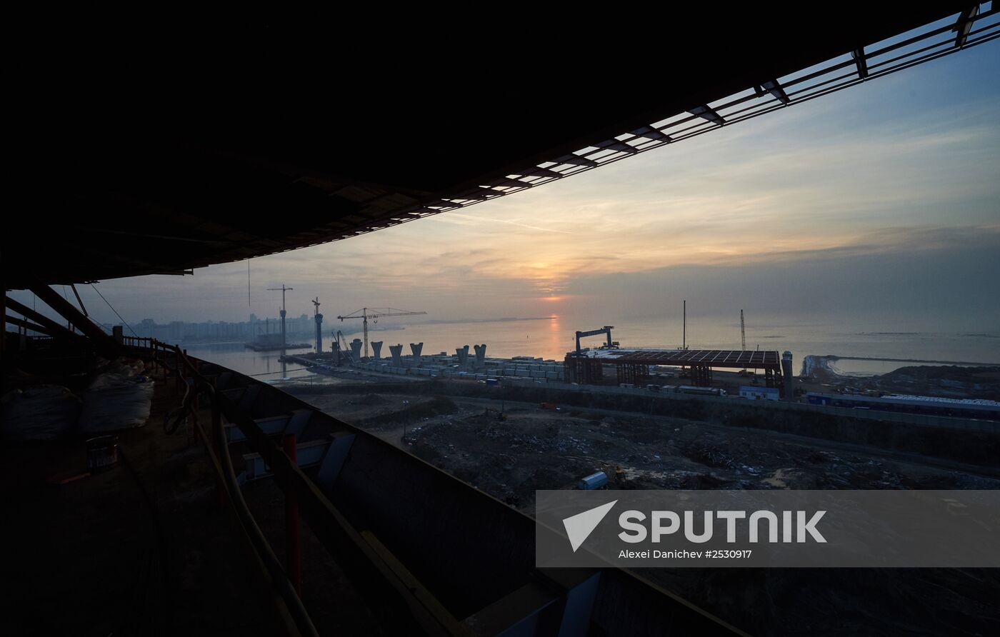 Zenit Arena under construction