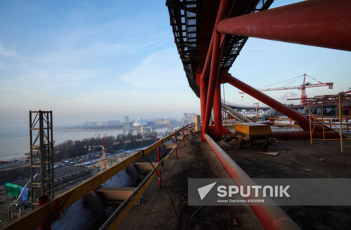 Zenit Arena under construction