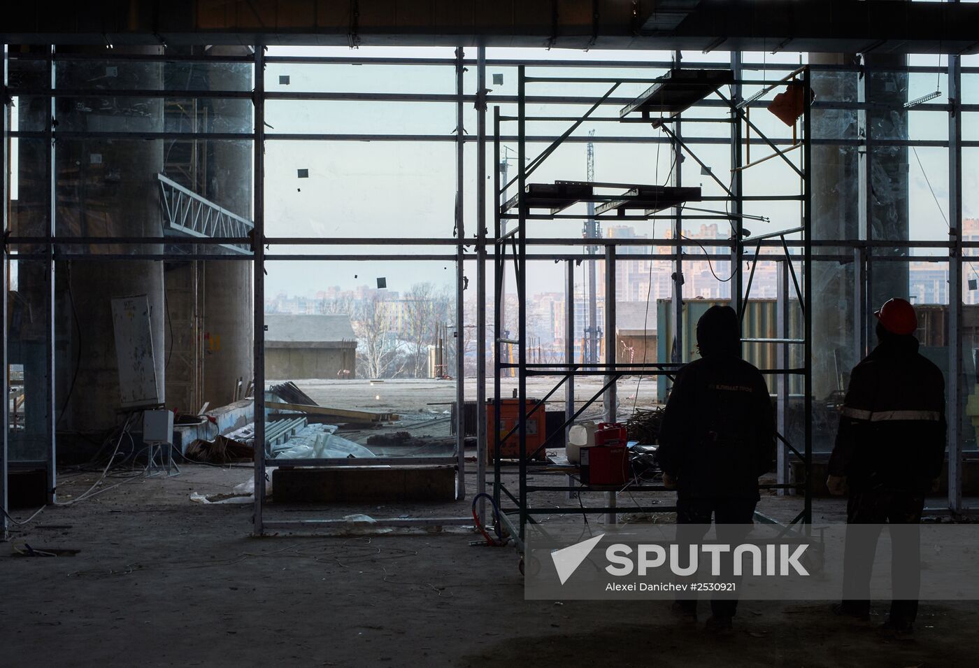 Zenit Arena under construction
