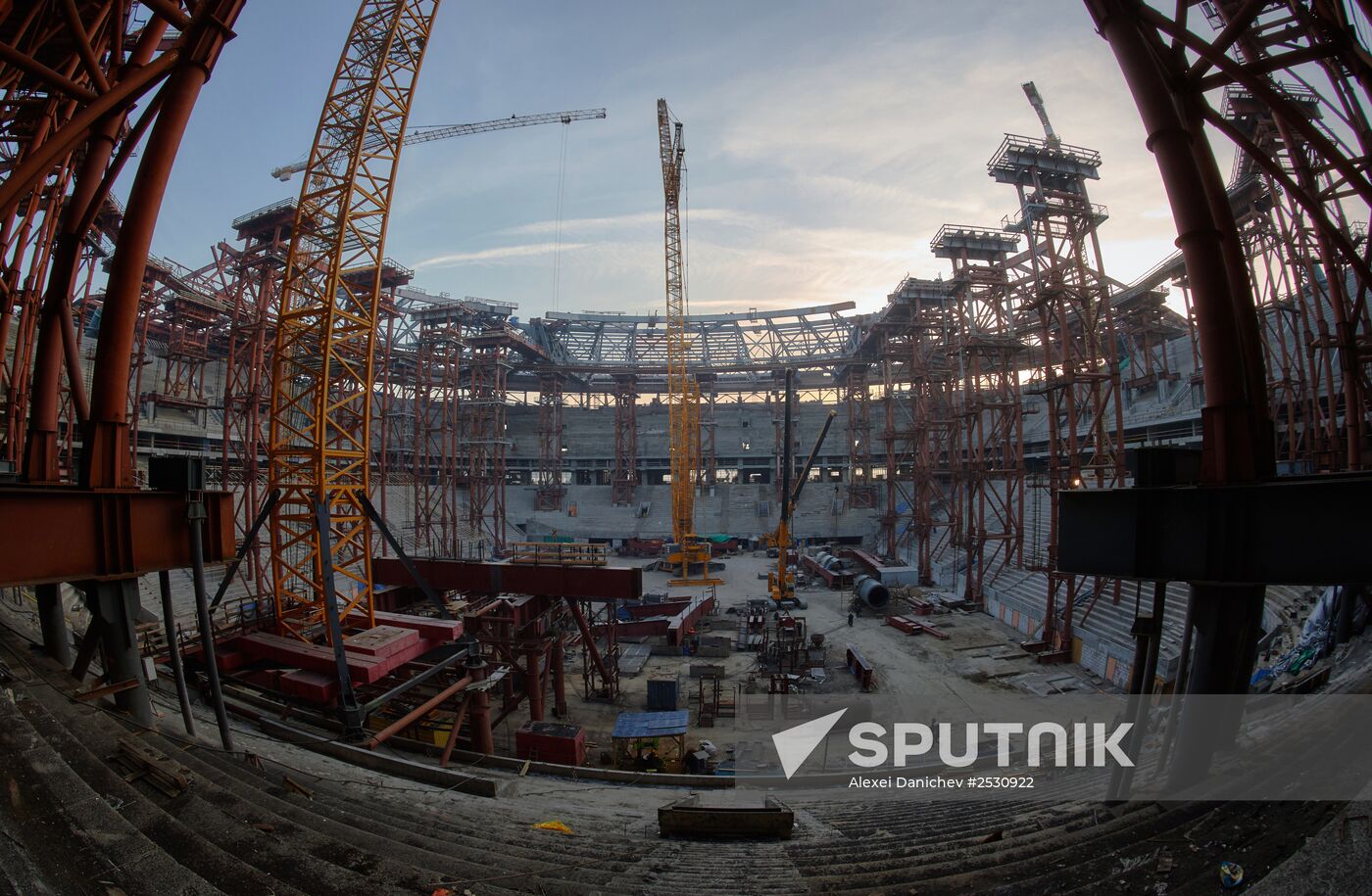 Zenit Arena under construction