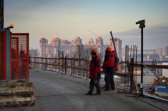 Zenit Arena under construction