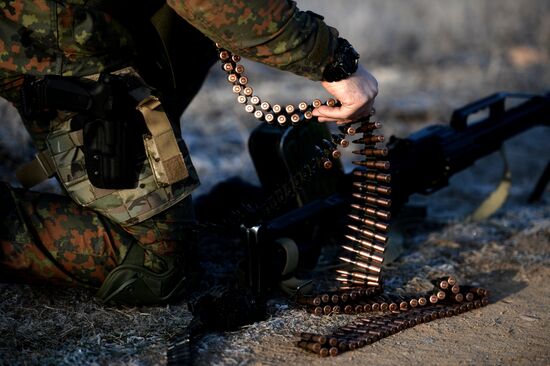 Special Rapid Response Unit practice before a mission in Dagestan